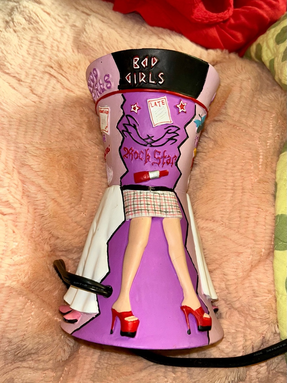 Rare Good Girl Princess /Bad Girls Rockstar Lava Lamp Base